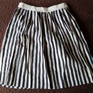 LOFT striped skirt